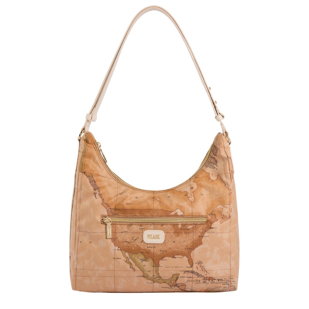 ALVIERO MARTINI - Soft Petals borsa sottospalla Geo Safari - Raphia