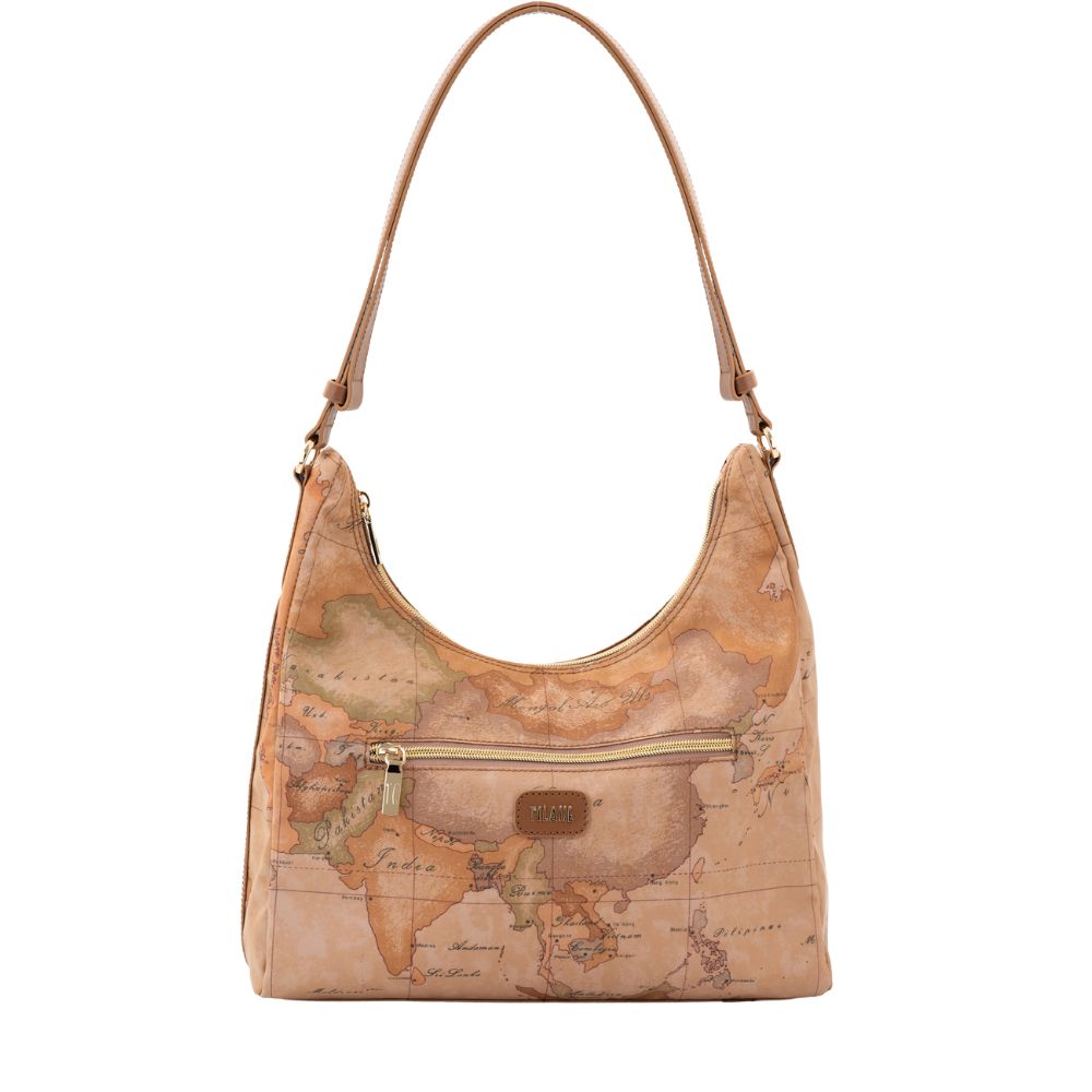 ALVIERO MARTINI - Soft Petals borsa sottospalla - Cuoio