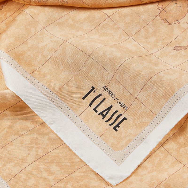 ALVIERO MARTINI - Foulard Geo Classic 70x70 - Ivory
