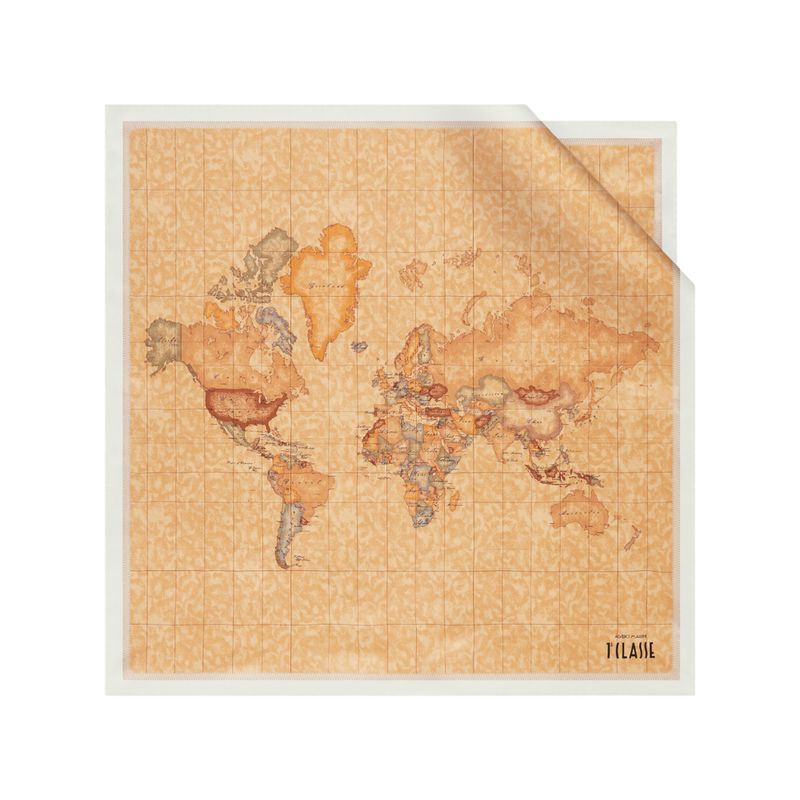 ALVIERO MARTINI - Foulard Geo Classic 70x70 - Ivory