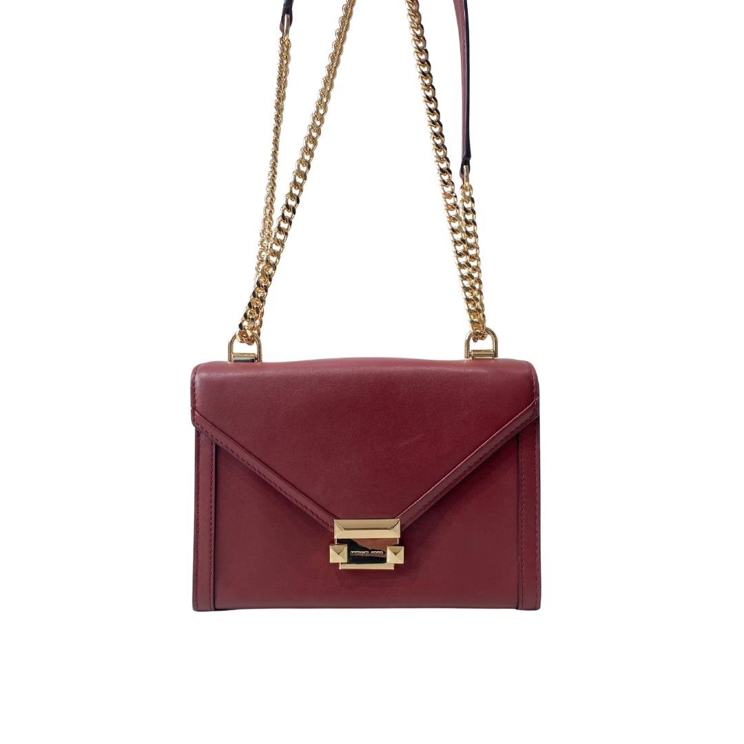 MICHAEL KORS - (borsa di seconda mano) Borsa Whitney - Rosso/Bordeaux MICHAEL KORS - (borsa di seconda mano) Borsa Whitney - Rosso/Bordeaux