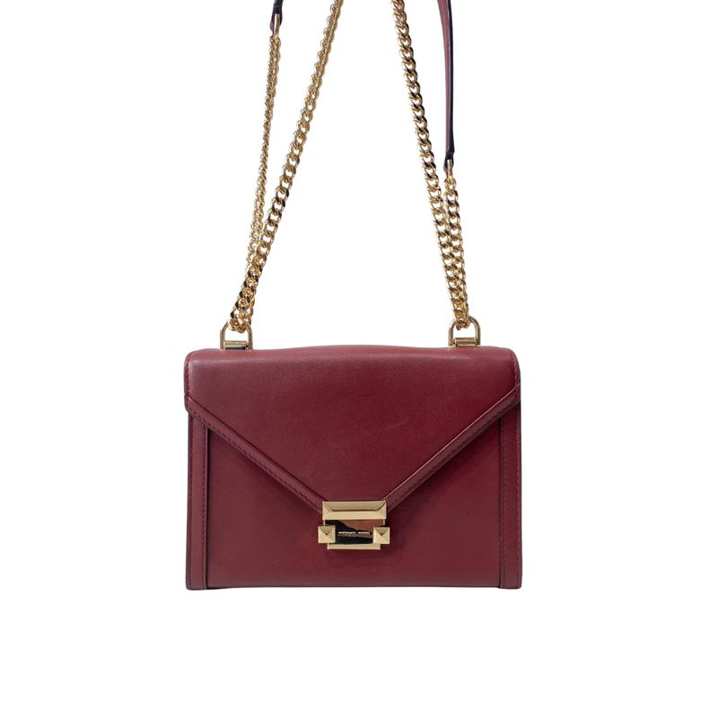 MICHAEL KORS - (borsa di seconda mano) Borsa Whitney - Rosso/Bordeaux MICHAEL KORS - (borsa di seconda mano) Borsa Whitney - Rosso/Bordeaux