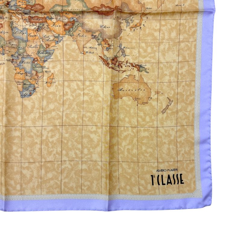 ALVIERO MARTINI - Foulard Geo Classic 70x70 - Light Lila