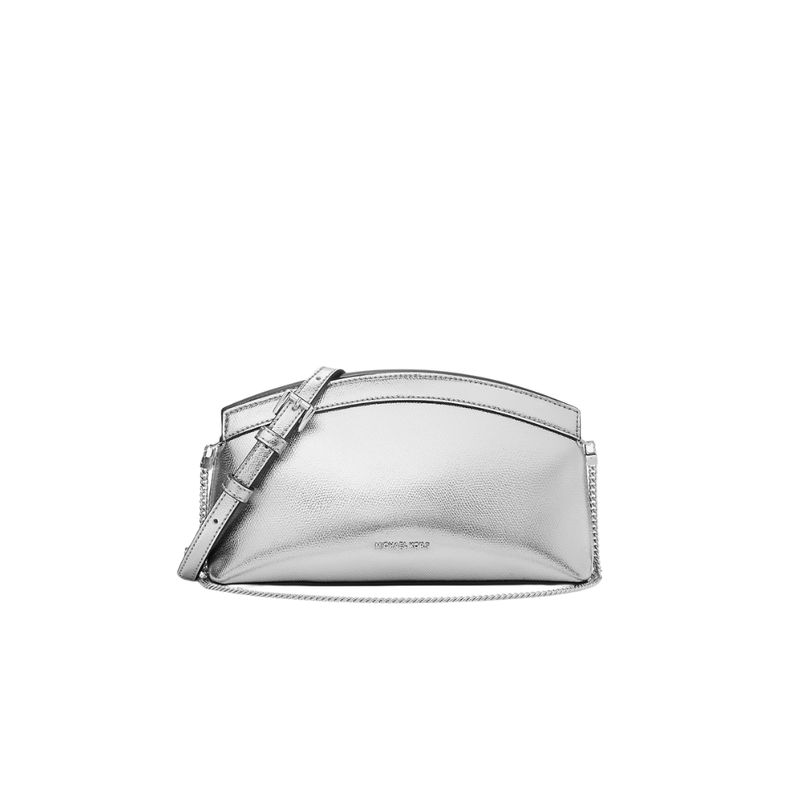 MICHAEL KORS - Athena Small Clutch Crossbody - Silver