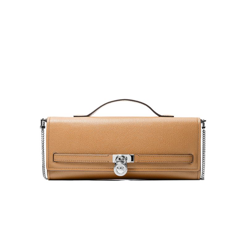 MICHAEL KORS - Hamilton Modern MD Clutch - Peanut