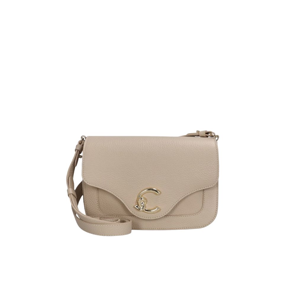 COCCINELLE - C-ME Tracolla con patta - Sandshell