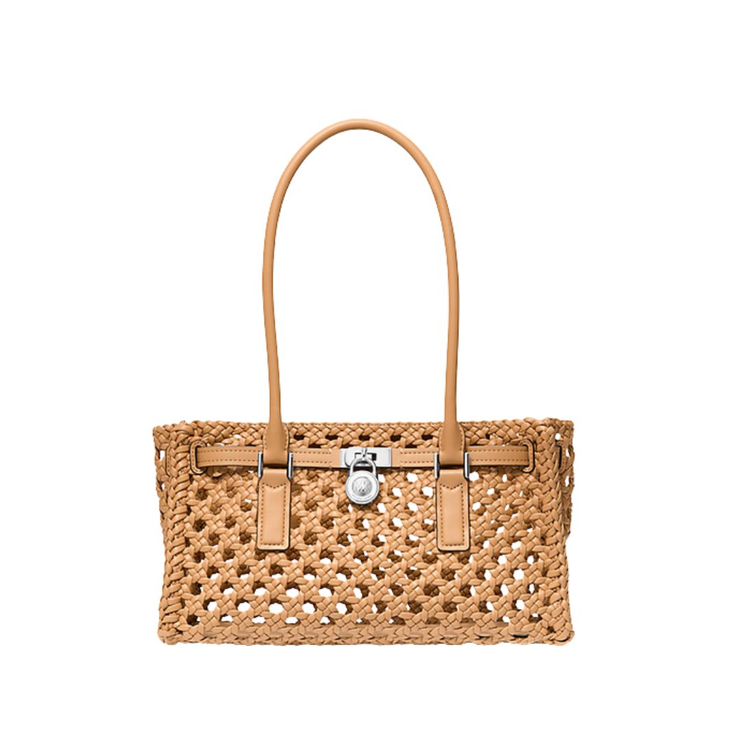 MICHAEL KORS - Hamilton Moderne piccola intrecciata a mano - Peanut MICHAEL KORS - Hamilton Moderne piccola intrecciata a mano - Peanut