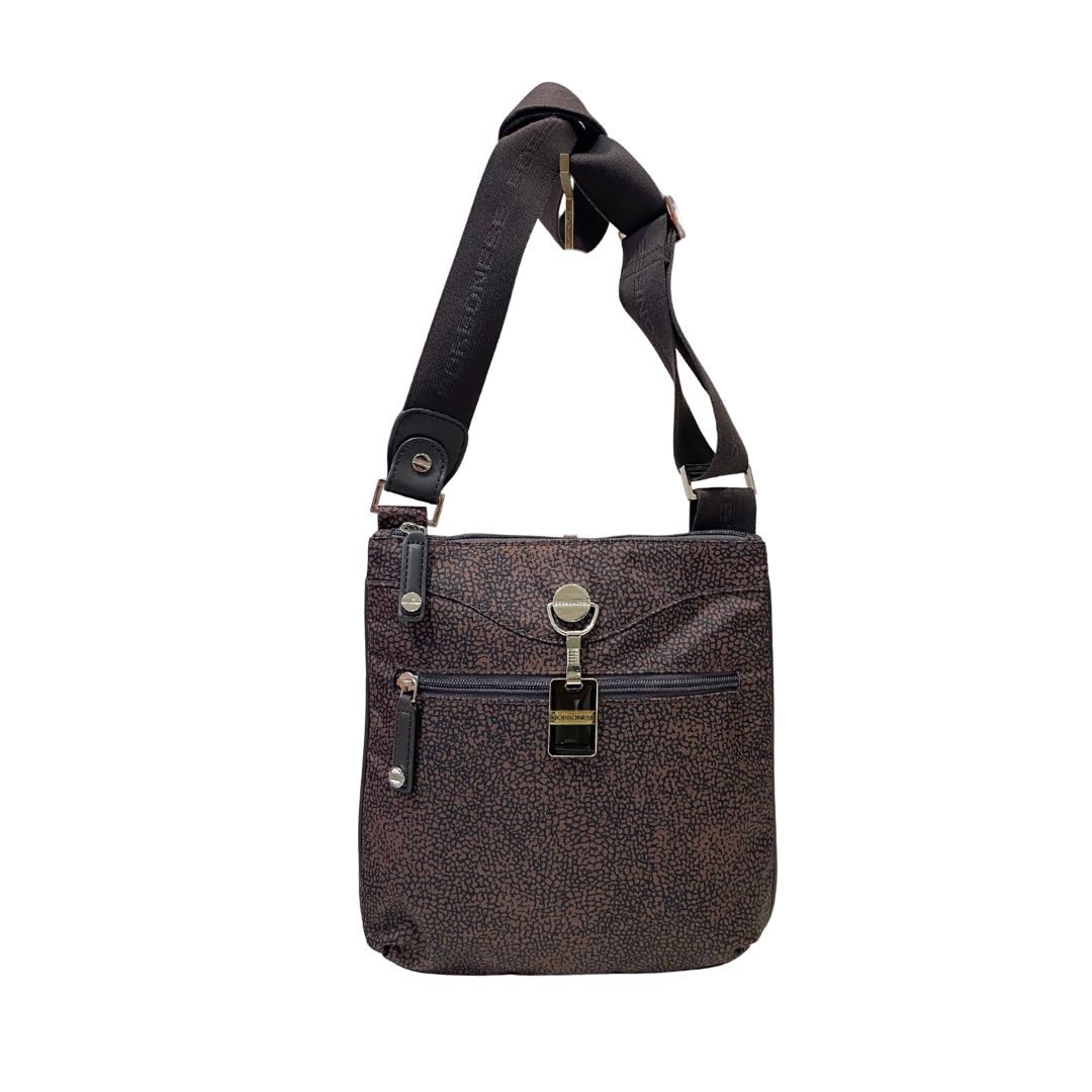 BORBONESE - (borsa di seconda mano) Tracolla - Chocolate