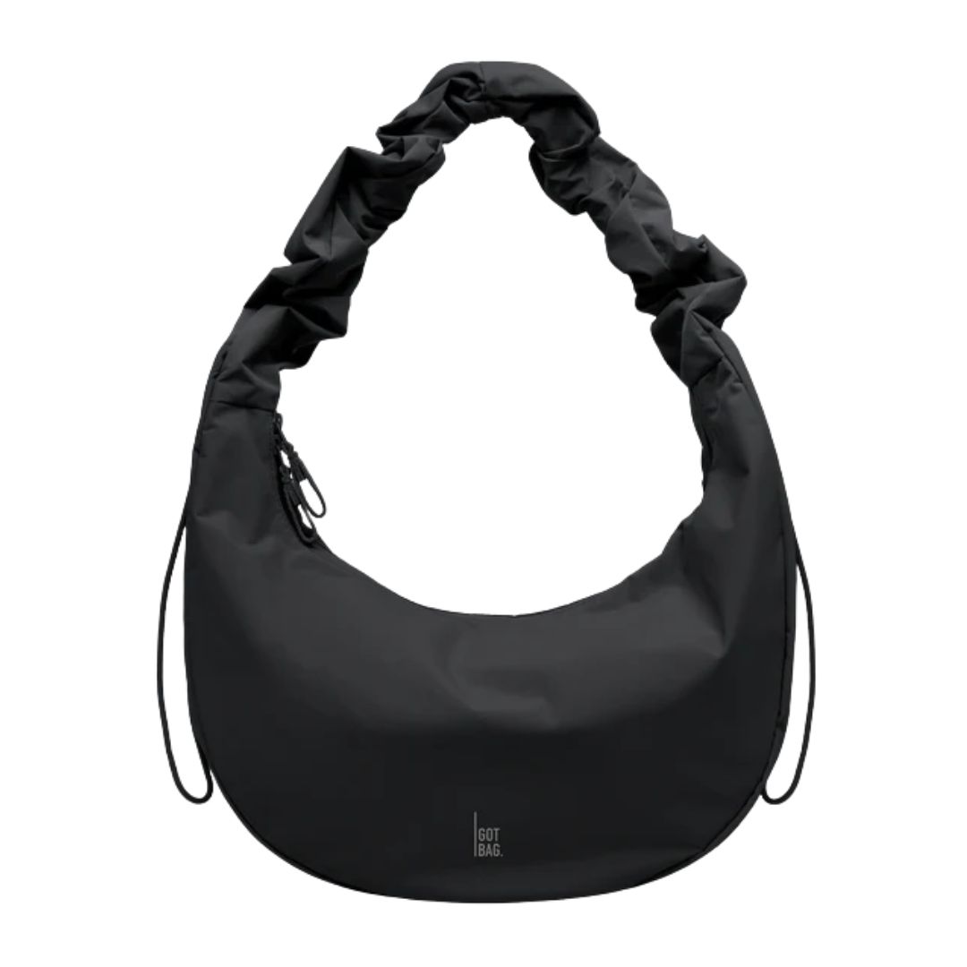 GOT-BAG - MOON BAG RUFFLE - Black