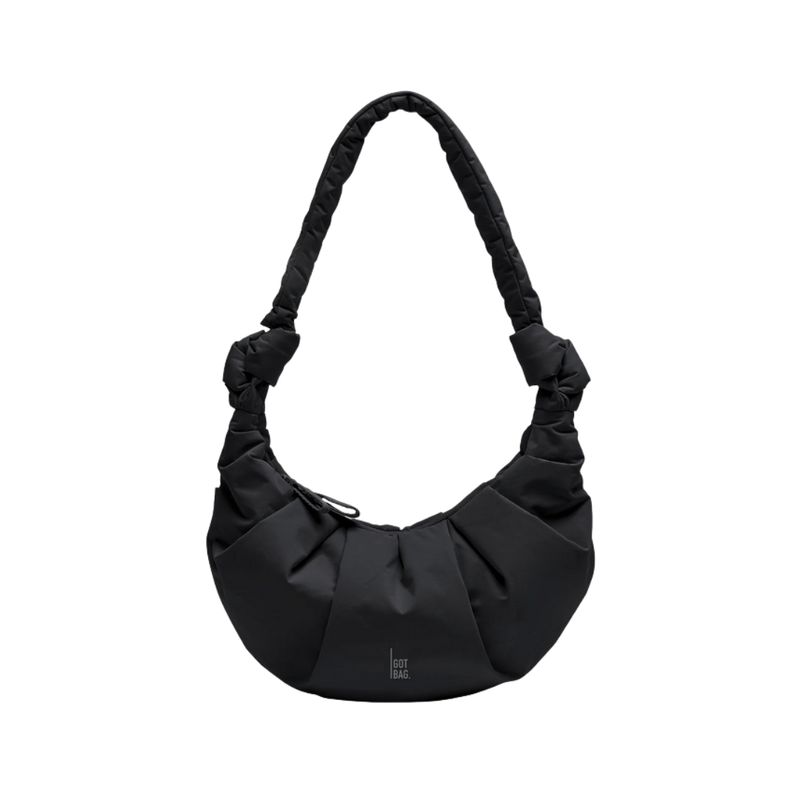 GOT-BAG - PLEAT MOON BAG SMALL - Black GOT-BAG - PLEAT MOON BAG SMALL - Black