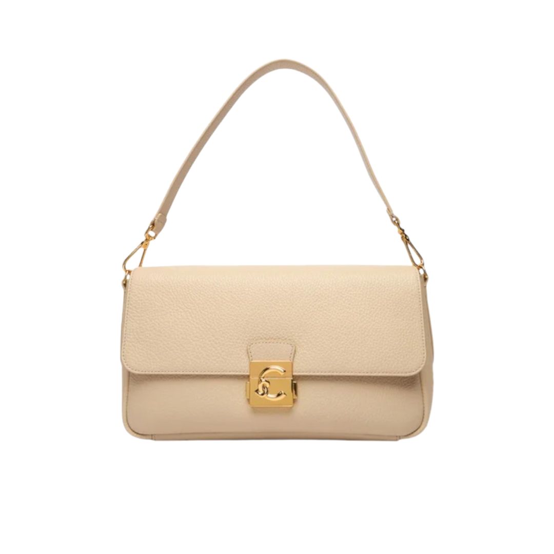 COCCINELLE - C-ME LOCK Medium - Sandshell