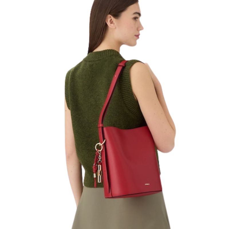 FURLA - Roxie Borsa A Secchiello - Red