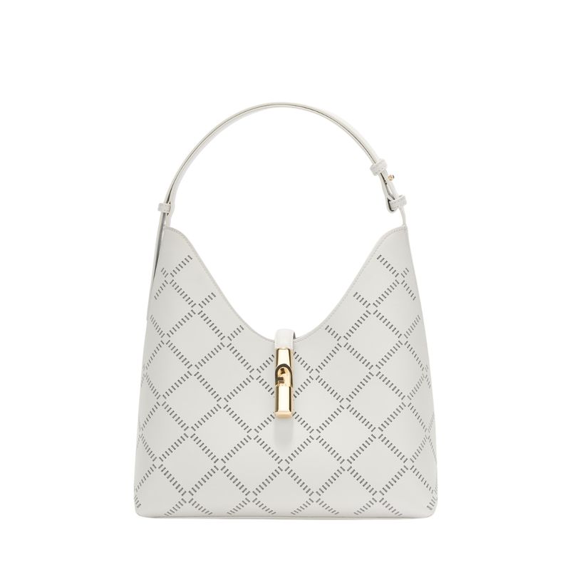 FURLA - Goccia sacca a spalla M traforata - Marshmallow FURLA - Goccia sacca a spalla M traforata - Marshmallow