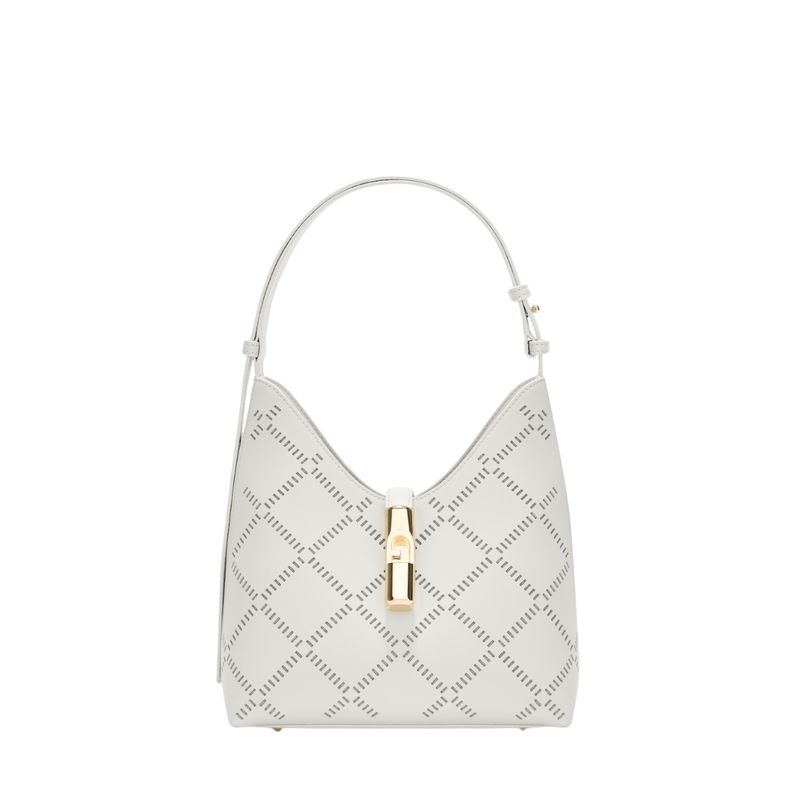 FURLA - Goccia sacca a spalla S traforata - Marshmallow FURLA - Goccia sacca a spalla S traforata - Marshmallow