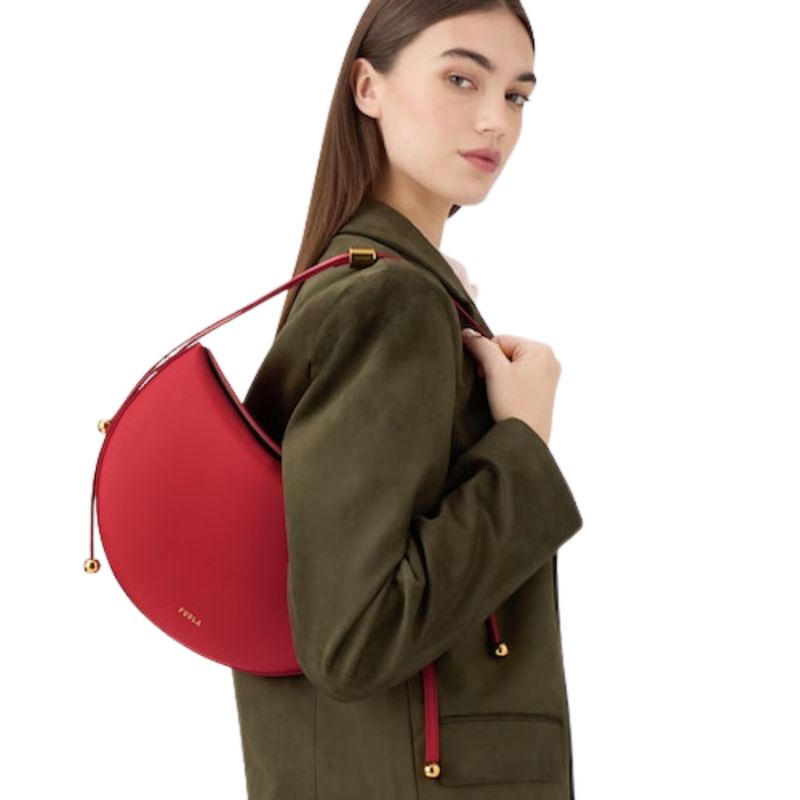 FURLA - Moonstone Borsa A Spalla M - Red