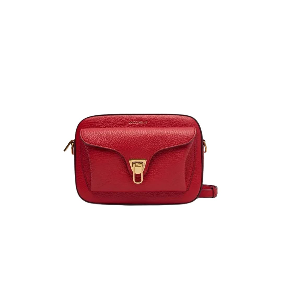 COCCINELLE - Beat Soft Camera Bag Medium - Scarlet