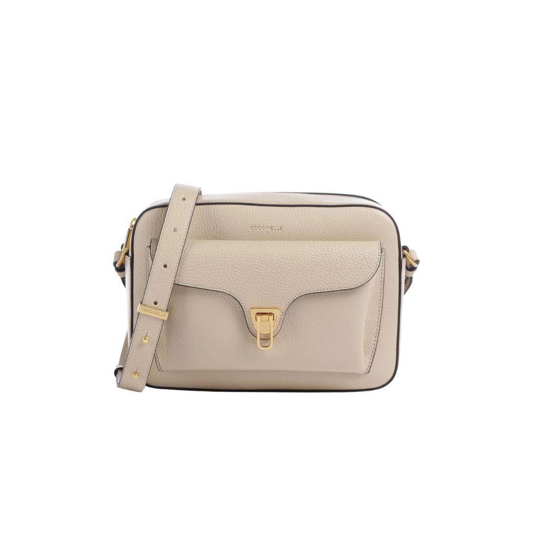 COCCINELLE - Beat Soft Camera Bag Maxi - Beige COCCINELLE - Beat Soft Camera Bag Maxi - Beige