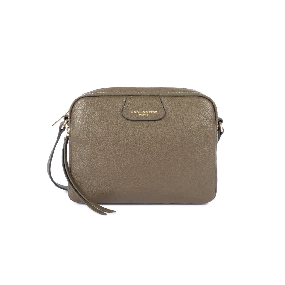 LANCASTER - Dune Medium tracolla due zip - Kaki