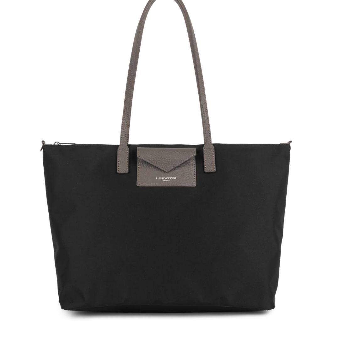 LANCASTER - Smart KBA Shopping grande - Noir Taupe