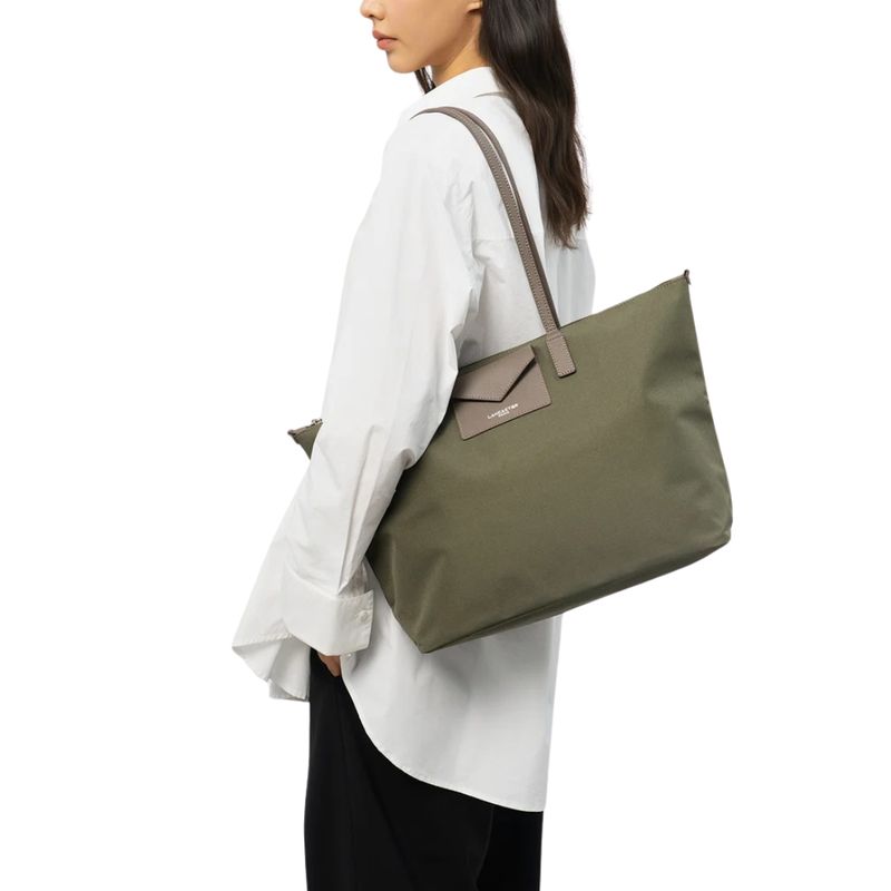 LANCASTER - Smart KBA Shopping grande - Kaki Taupe