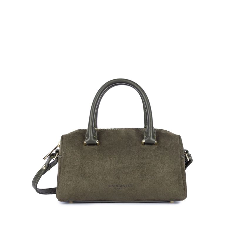 LANCASTER - Borsa suede cube- Kaki LANCASTER - Borsa suede cube- Kaki