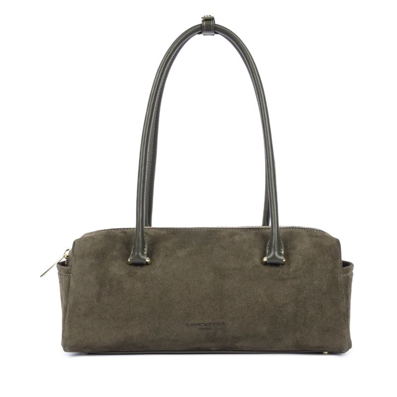 LANCASTER - Borsa suede rectangle - Kaki LANCASTER - Borsa suede rectangle - Kaki