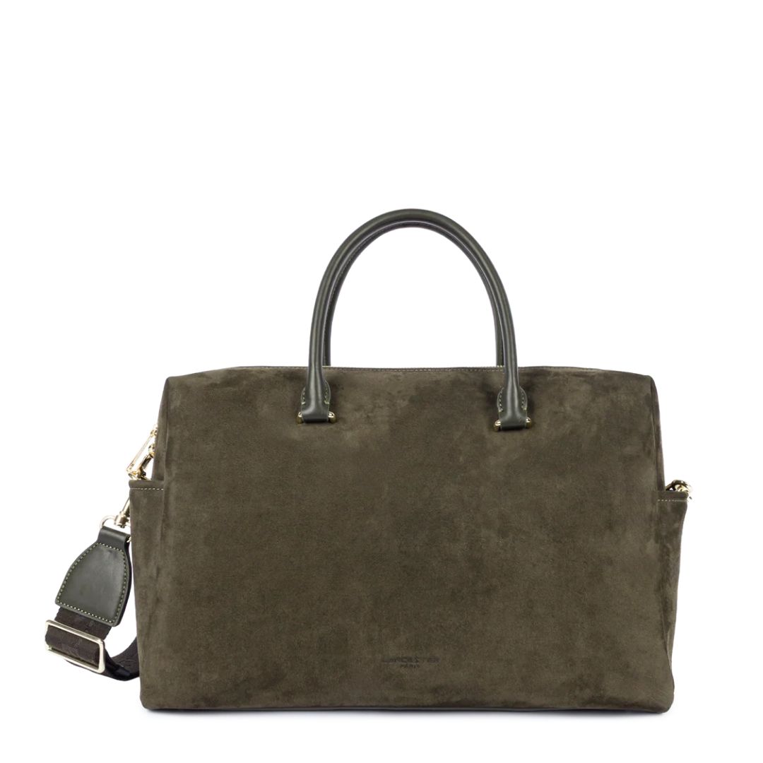 LANCASTER - Borsa suede daily/lavoro - Kaki LANCASTER - Borsa suede daily/lavoro - Kaki