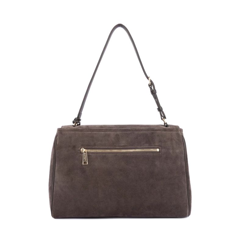 LANCASTER - Borsa tracolla suede - Marron