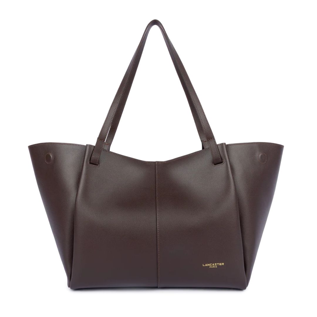 LANCASTER - Shopper grande a spalla – Sierra Haus -  Marron Fonce