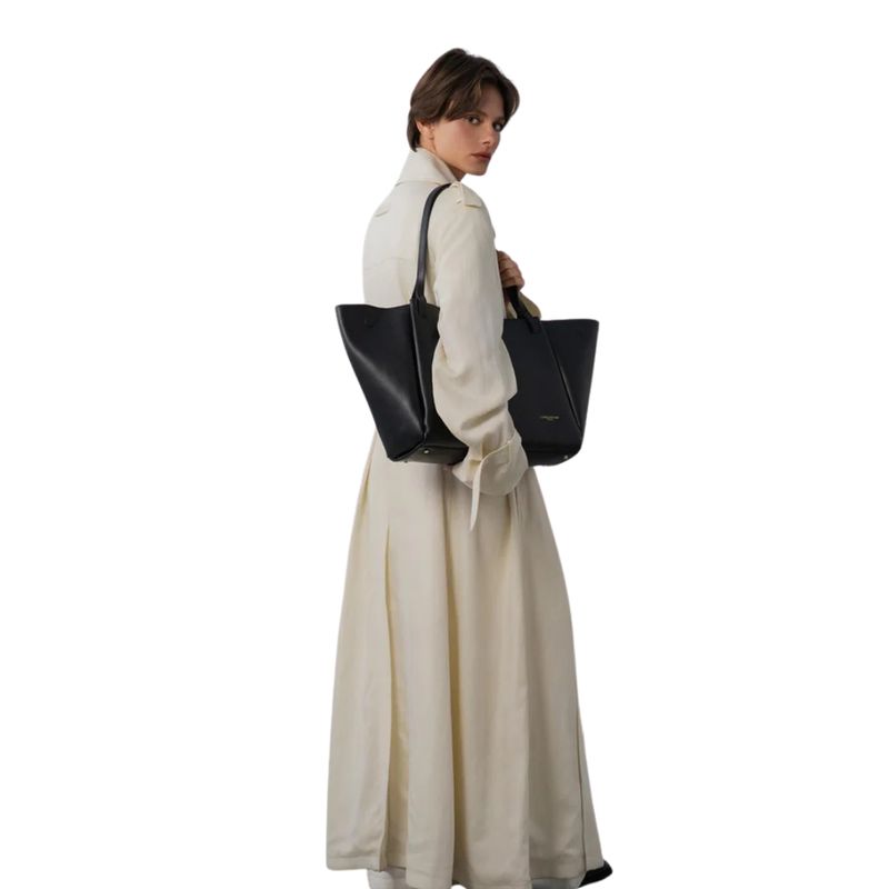 LANCASTER - Shopper grande a spalla – Sierra Haus - Noir