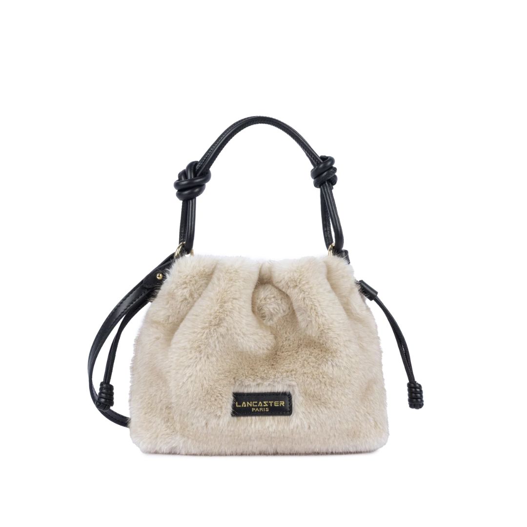 LANCASTER - Moumoute Piccola borsa piccola - Ecru Noir LANCASTER - Moumoute Piccola borsa piccola - Ecru Noir