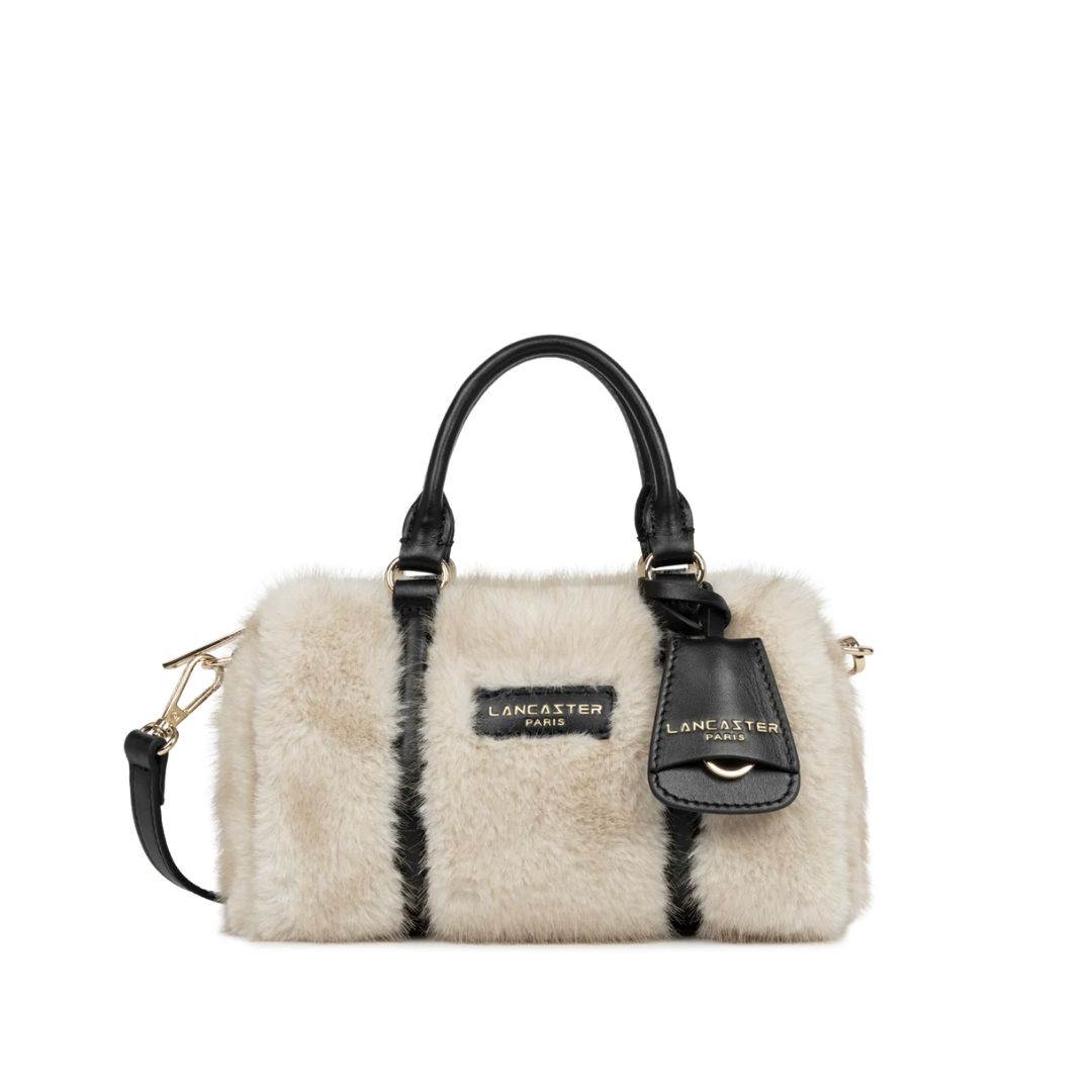 LANCASTER - Moumoute bauletto piccolo - Ecru Noir