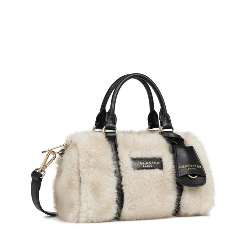 LANCASTER - Moumoute bauletto piccolo - Ecru Noir