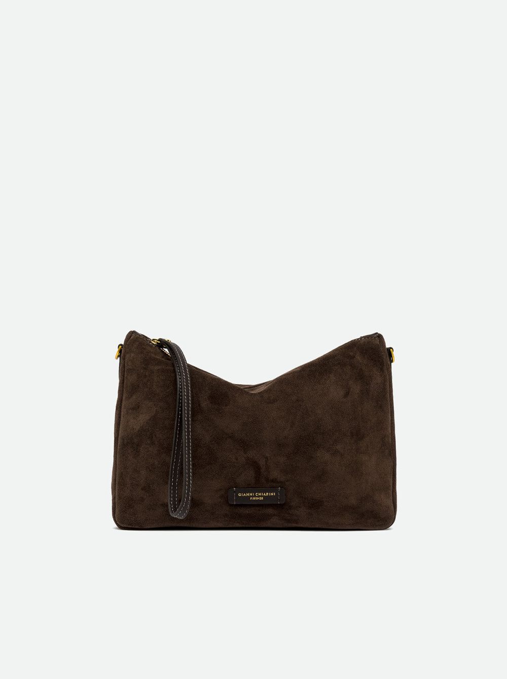 GIANNI CHIARINI - Nora Pouch grande scamosciata - Moka GIANNI CHIARINI - Nora Pouch grande scamosciata - Moka