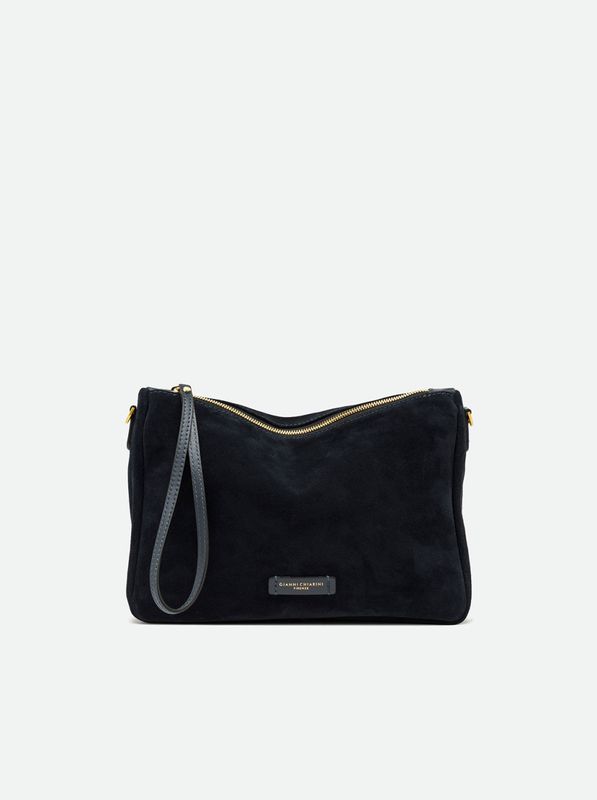 GIANNI CHIARINI - Nora Pouch grande scamosciata - Notturno