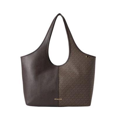 MICHAEL KORS - HENLY LG SHOPPER TOTE - Shopping bag - Chocolate MICHAEL KORS - HENLY LG SHOPPER TOTE - Shopping bag - Chocolate