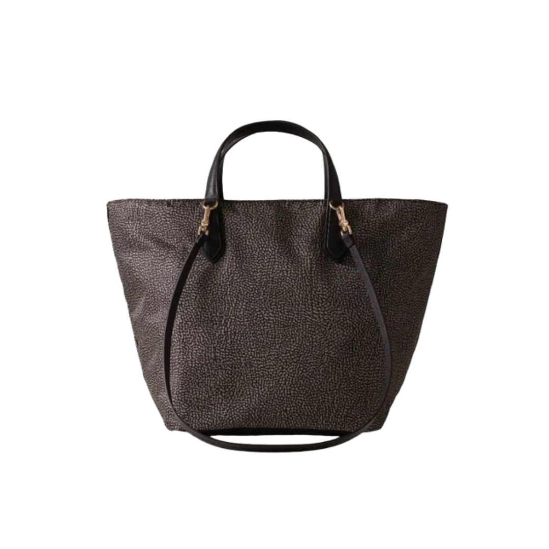 BORBONESE - Escape borsa shopping medium - Catrame