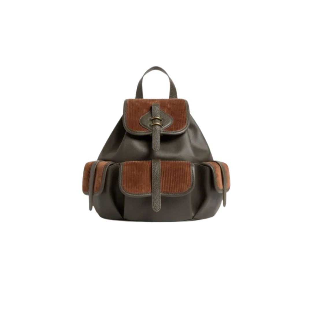 COCCINELLE - Mavery Zaino - Fango/Cognac