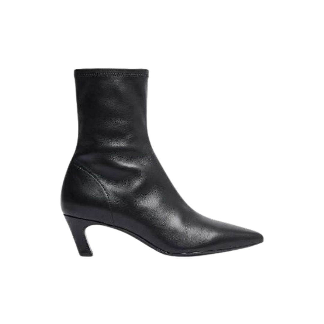ASH - Stivaletto nappa stretch - Black