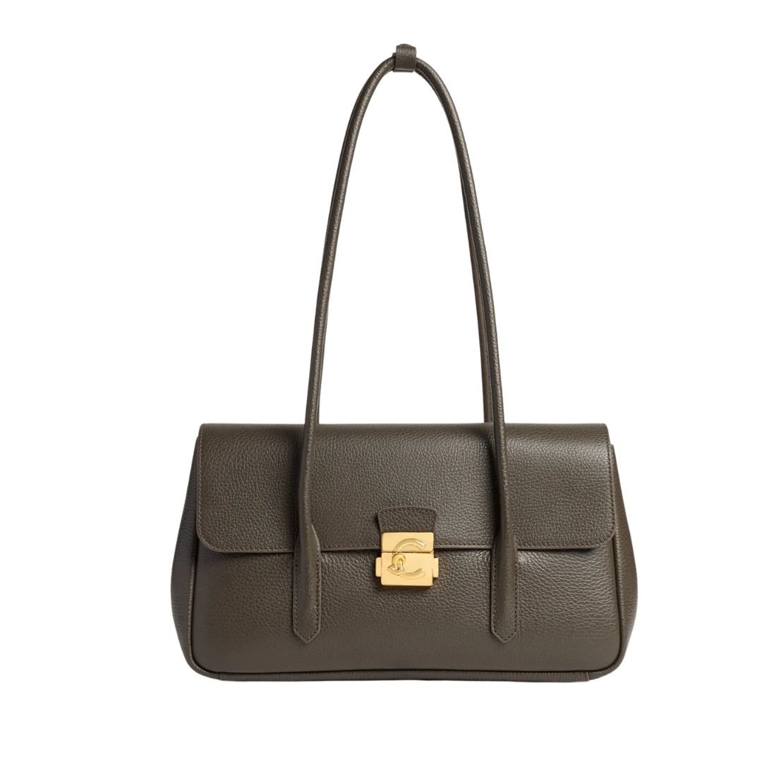 COCCINELLE - C-Easy Lock Large - Fango