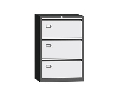 Ofix Lateral 3-Drawer Steel Filing Cabinet Ofix Lateral 3-Drawer Steel Filing Cabinet