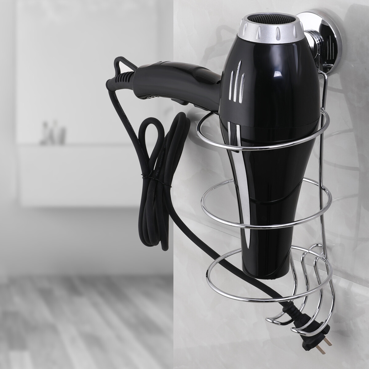 MYKE Suction Cup Hair Dryer Holder