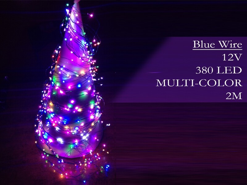 LED Christmas Lights 380Leds, 2Meters