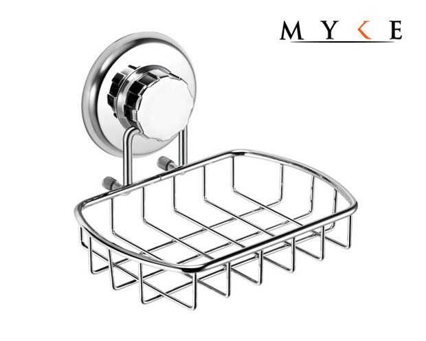 MYKE 73121 Suction Cup Soap Holder Chrome