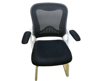 (Sale Item)  Ofix Dlx-12 Guest Chair (Black) (With Light Scratches/Stain)