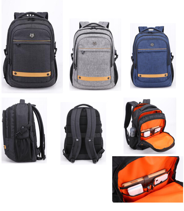 GOLDEN WOLF GB7 BACKPACK (Colors: Black, Blue, Grey)