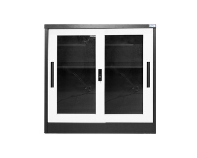 Ofix 2-Layer Glass Door steel Cabinet Ofix 2-Layer Glass Door steel Cabinet
