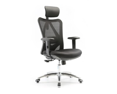 Sihoo M18 High Back Mesh Chair (Black, Orange) (1yr Warranty)