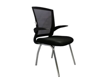 Ofix Deluxe-51W Waiting Chair Mid Back Mesh (Black) Ofix Deluxe-51W Waiting Chair Mid Back Mesh (Black)