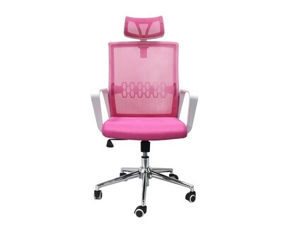 Ofix Premium-34 High Back Mesh Chair (Pink) Ofix Premium-34 High Back Mesh Chair (Pink)